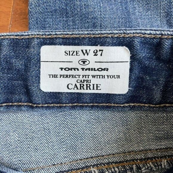 Womens Tom Tailor Jeans Capri Carrier Size W 27 - Picture 5 of 7